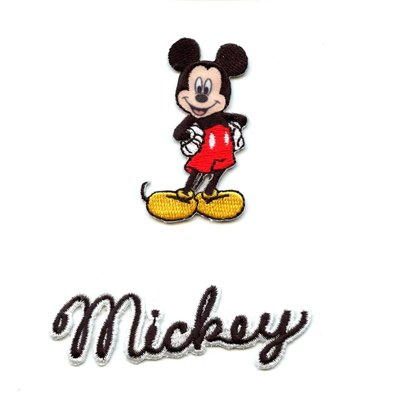 Officially Licensed Disney Mickey Mouse and Name Patch Iron on Embroidered CA4 - Etsy | Etsy (Global)