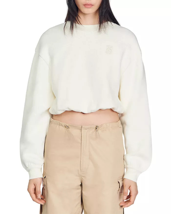 Jiya Cropped Sweatshirt | Bloomingdale's (US)