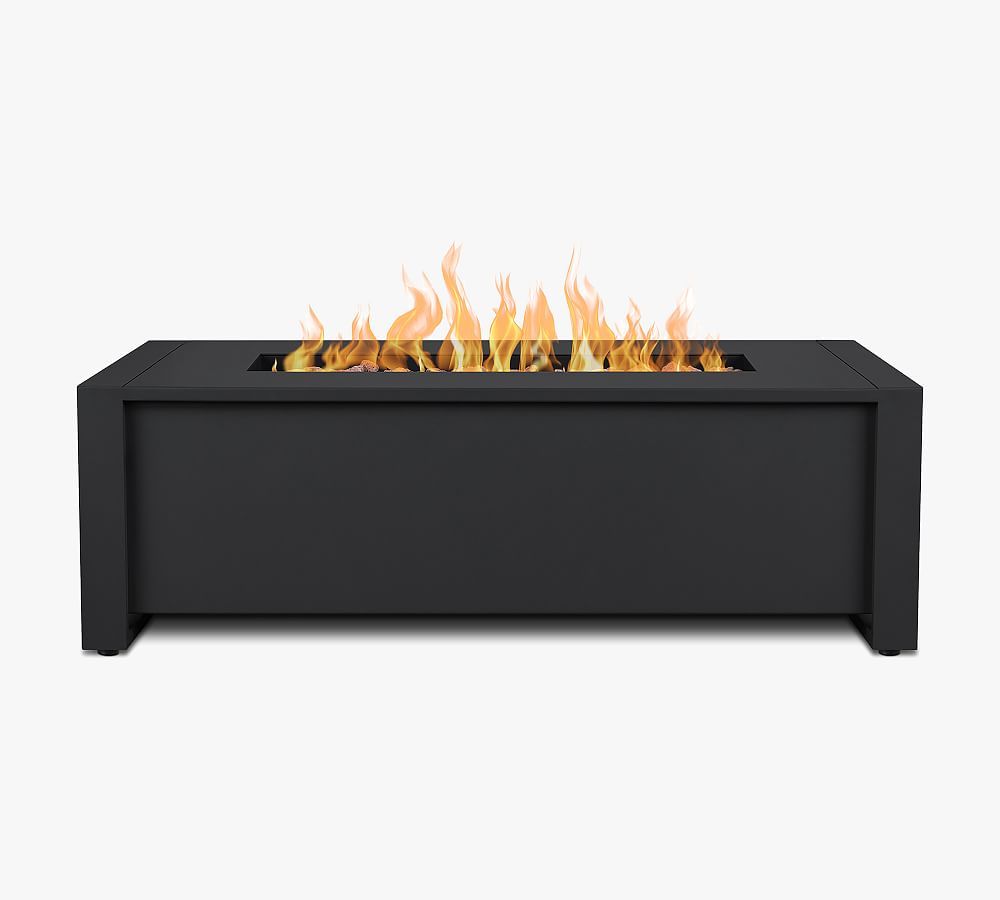 Asher 42" Rectangular Propane Fire Pit Table | Pottery Barn (US)
