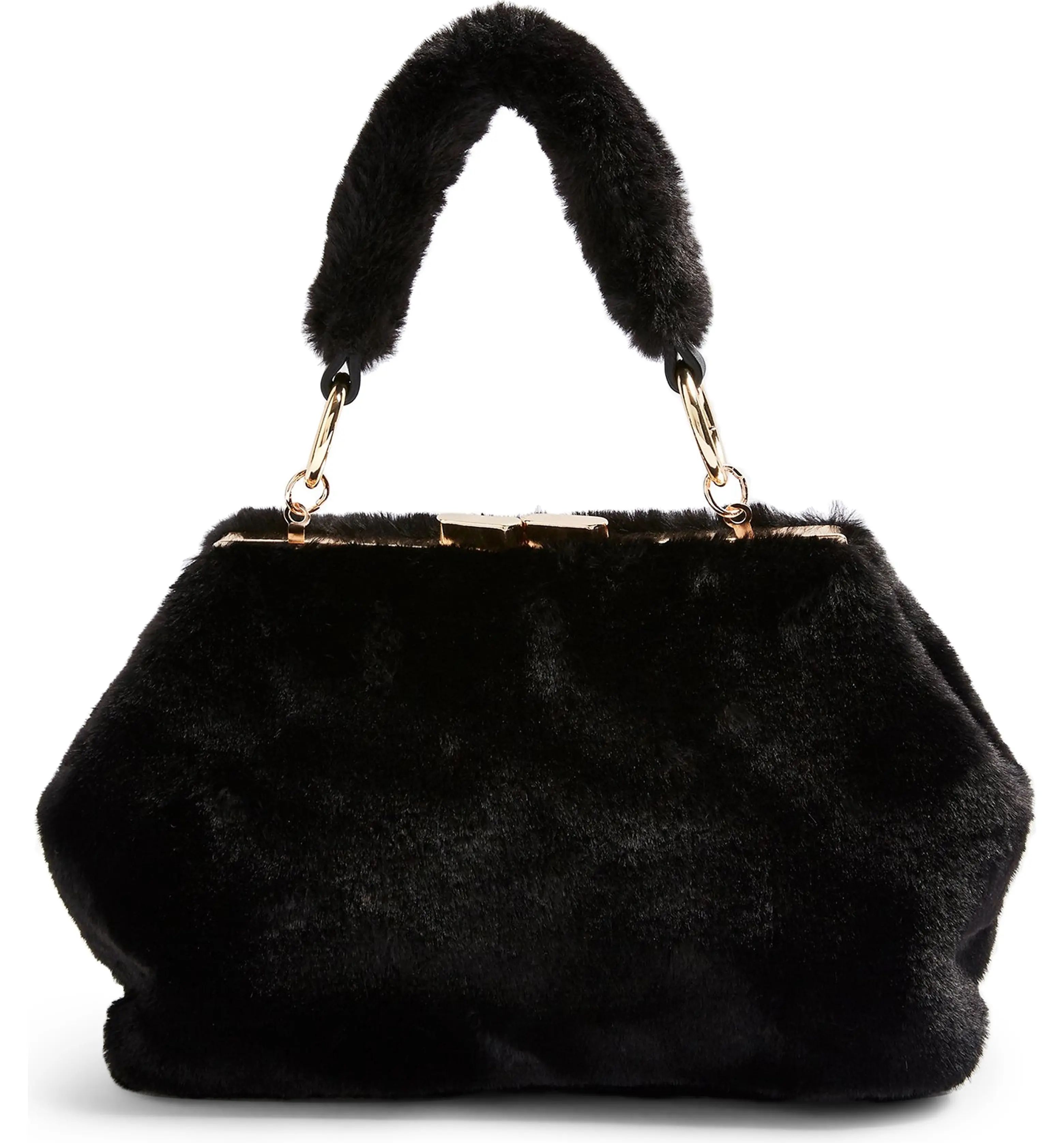 Felicity Faux Fur Shoulder Bag | Nordstrom