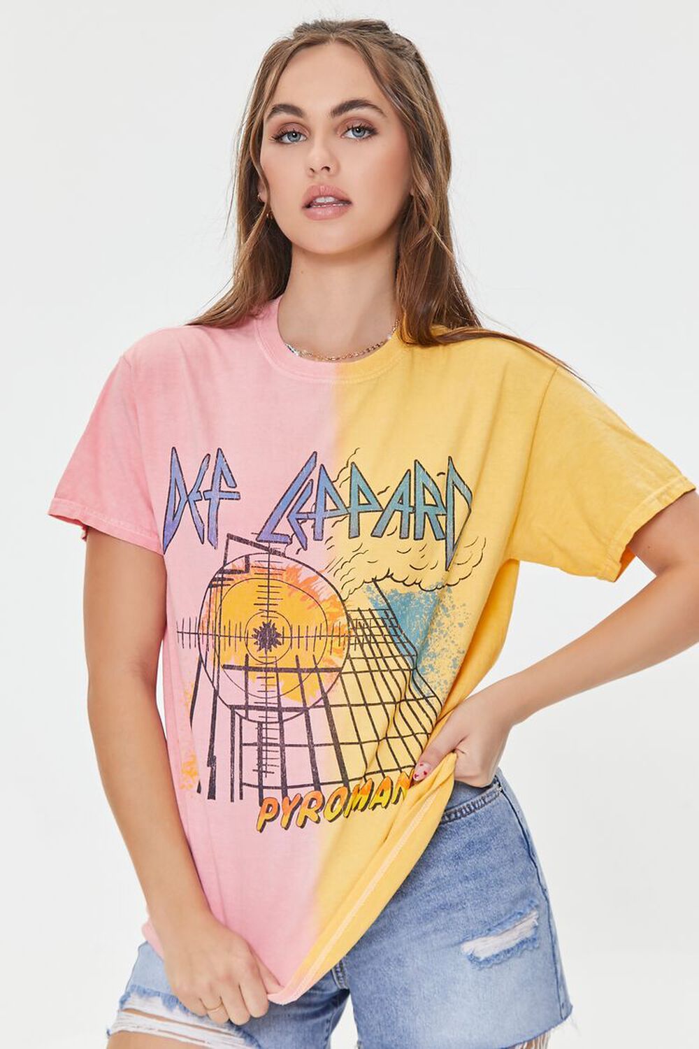 Def Leppard Graphic Colorblock Tee | Forever 21 (US)