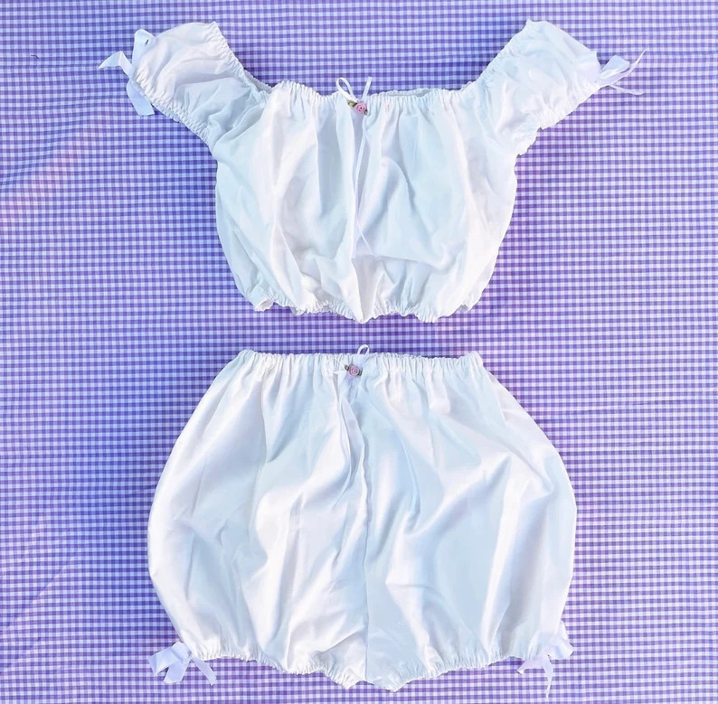 Handmade White Two Piece Set - Etsy | Etsy (US)