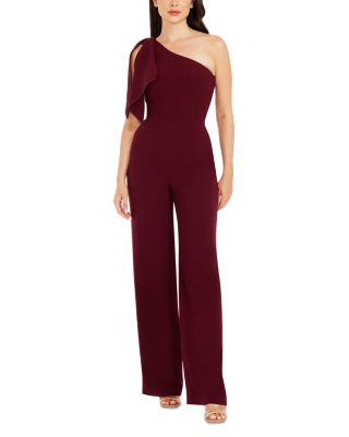 Dress the Population Tiffany One Shoulder Jumpsuit  | Bloomingdale's Women | Bloomingdale's (US)