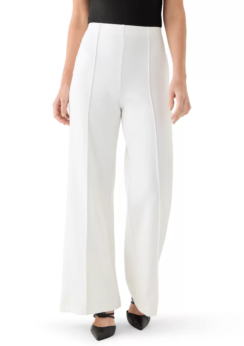 Women's Wide Leg Ponte Pants | Belk