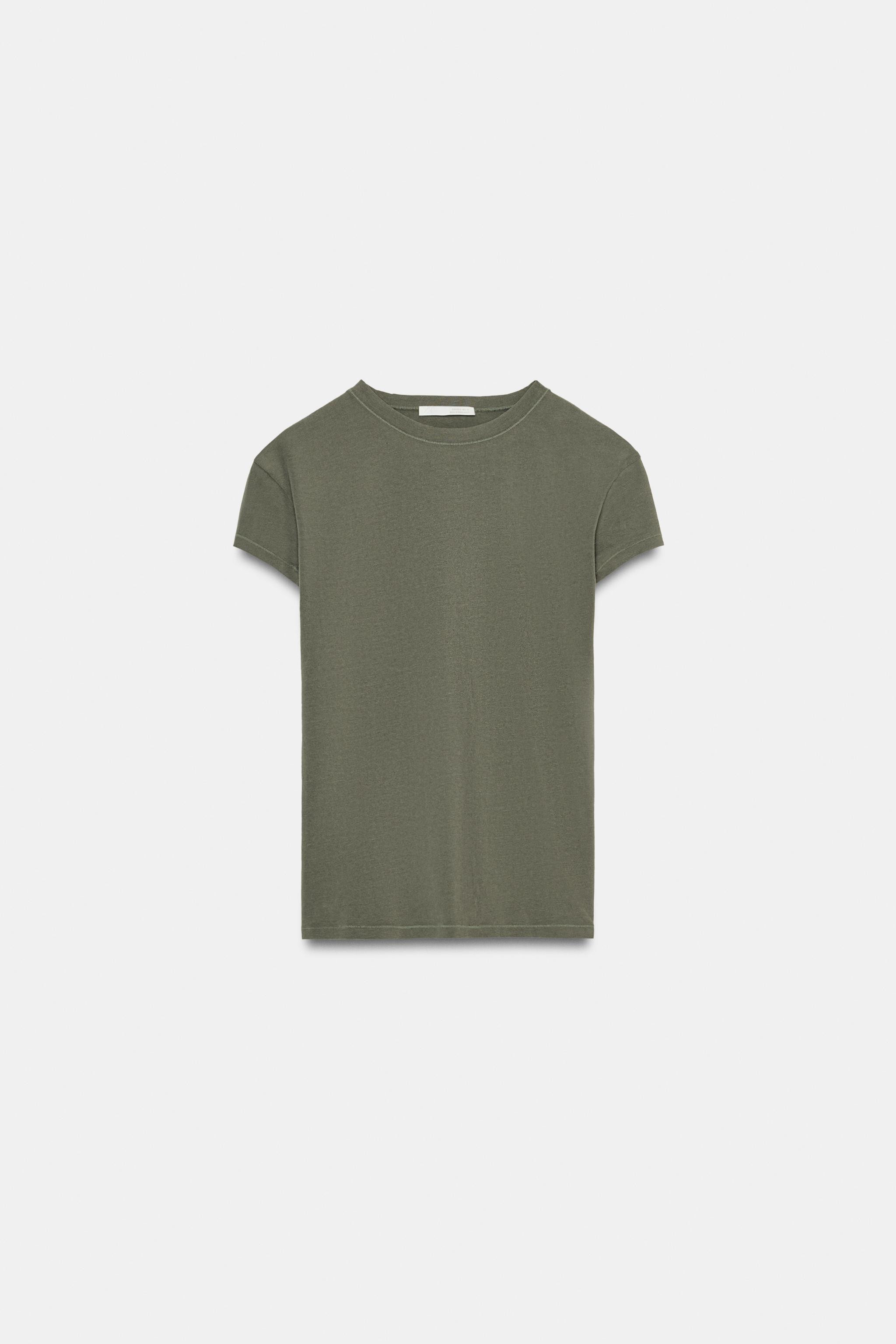 SLIM FIT SHORT SLEEVE T-SHIRT | Zara US