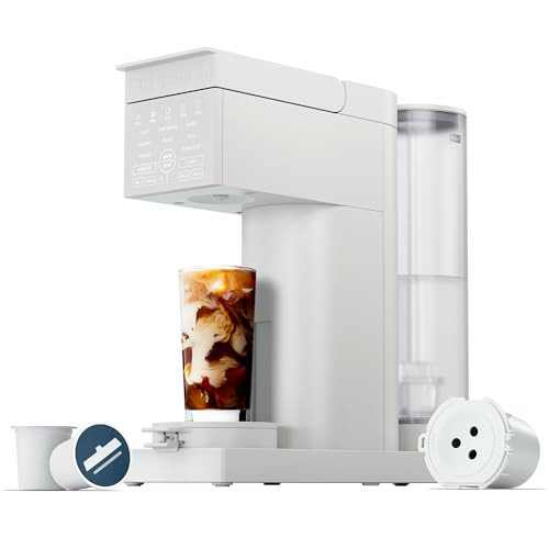 Chefman Caffeinator Single Serve Coffee Maker, Brew Kcups & Grounds, Drip Coffee Machine with Brew Strength Settings, Iced Coffee Function, 48 oz. Removable Water Reservoir | Amazon (US)