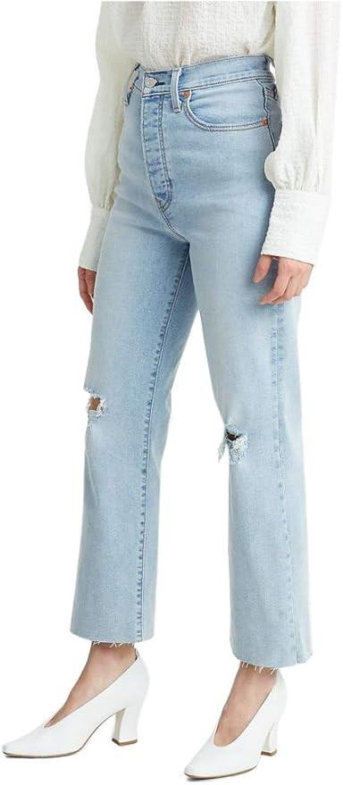 Levi's Women's Ribcage Straight Ankle Jeans | Amazon (US)