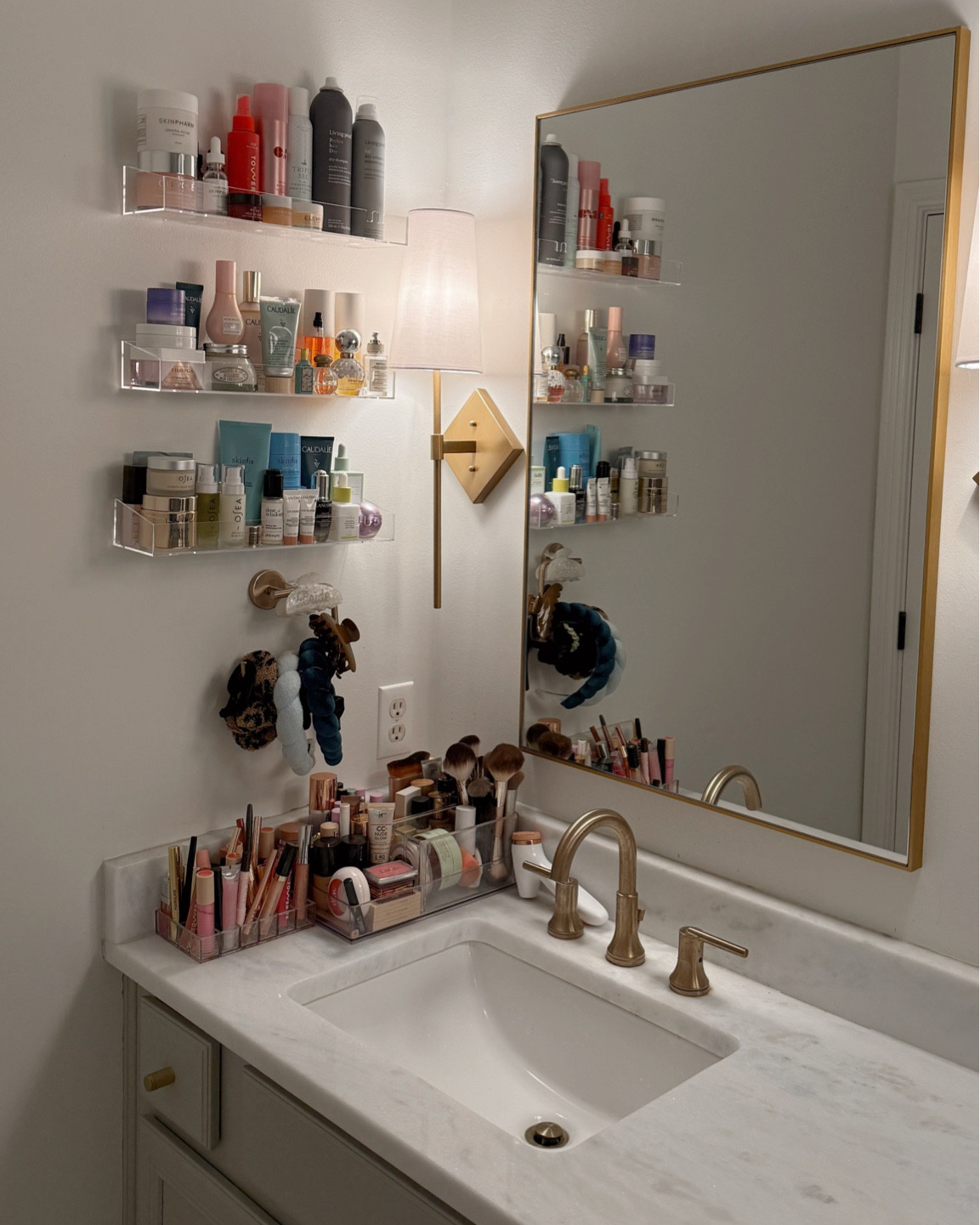 Amazon floating shelves for bathroom skincare