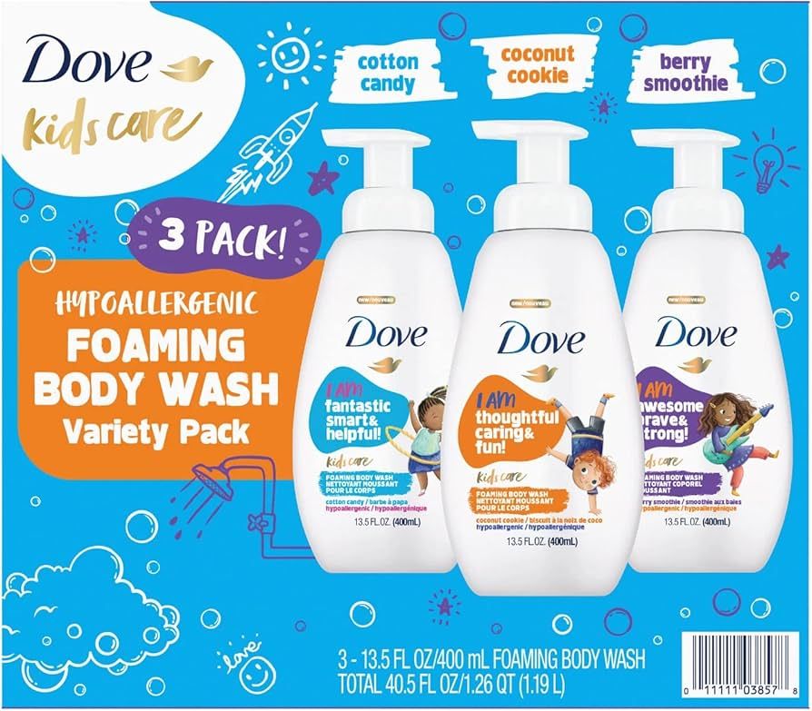 Dove Kids Care Foaming Body Wash, Variety Pack (13.5 fl. oz., 3 pk.) | Amazon (US)
