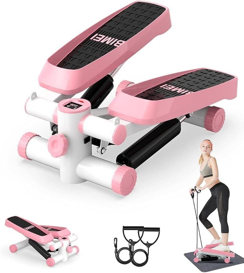 bubbacare Stepper for Exercise, Mini Aerobic Stepper with Display, Quiet Fitness Stepper Includin... | Amazon (US)