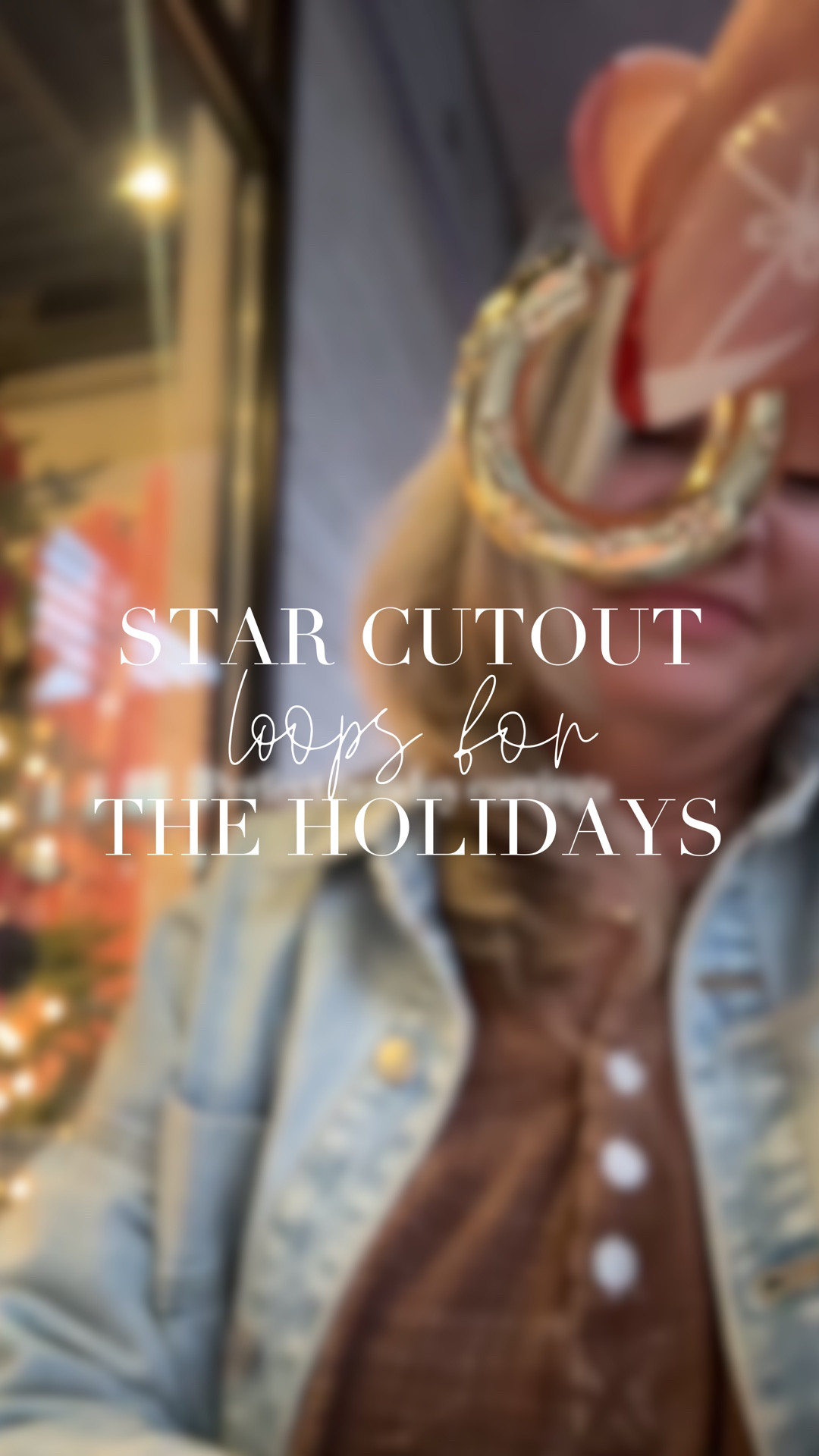 🎄Loving the sparkling cutout stars in these loops for the holidays! 14 carat gold overlay! ✨Earrings that are versatile and so cute for your fall and winter festivities! 

#LTKOver40 #LTKFindsUnder50 #LTKHoliday