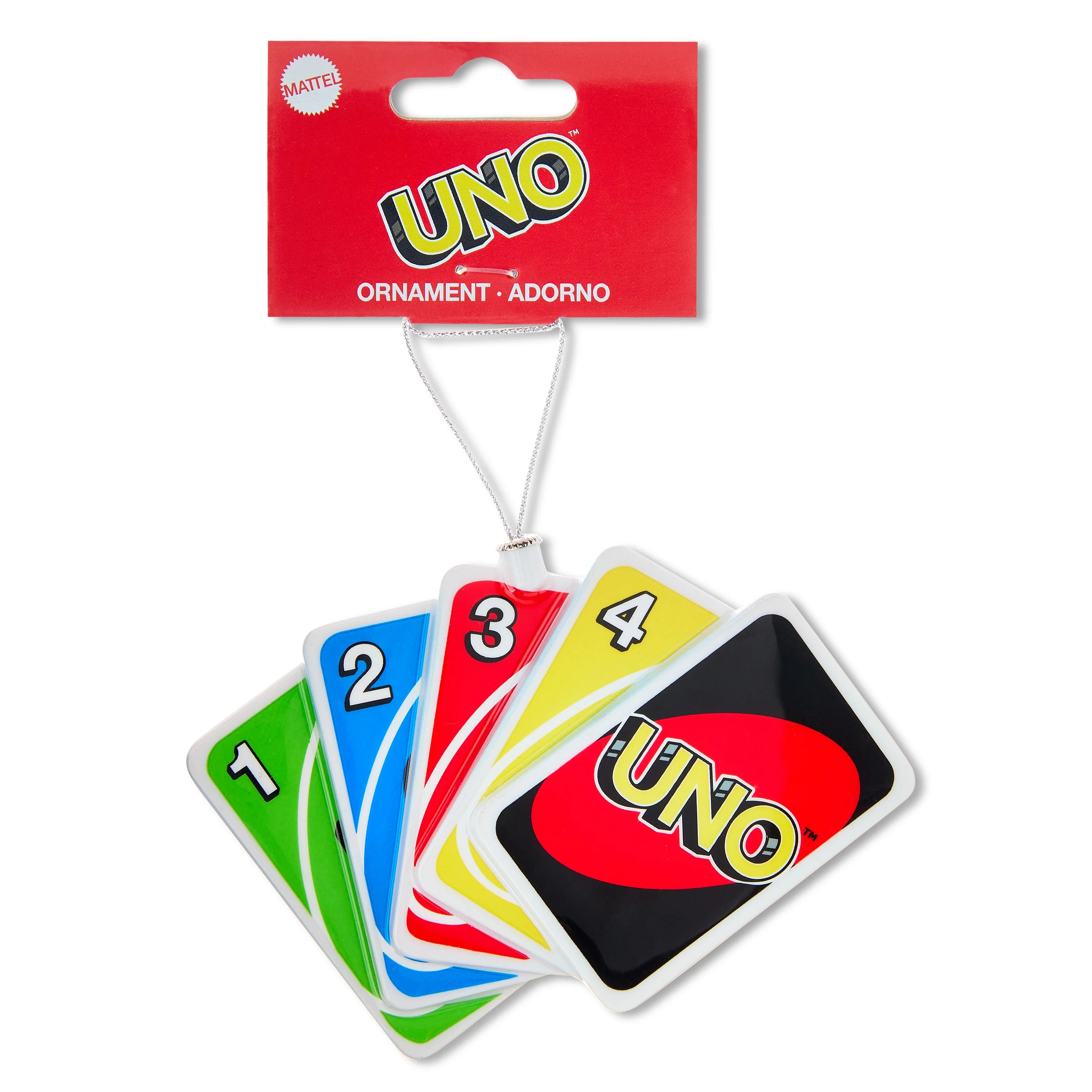 Uno! Card Game Decoupage Ornament, Multi-color, 1-Pack, by Ruz | Walmart (US)