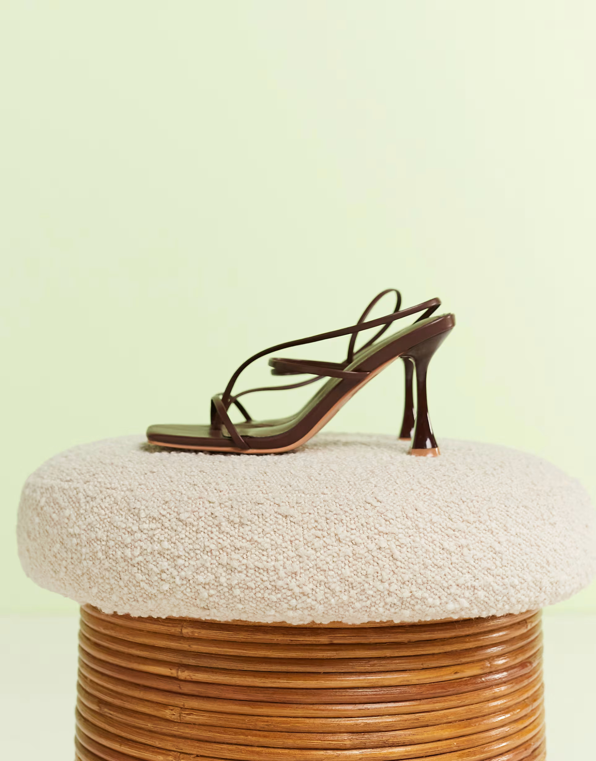 Simmi London Allegra strappy heeled sandals in chocolate | ASOS | ASOS (Global)