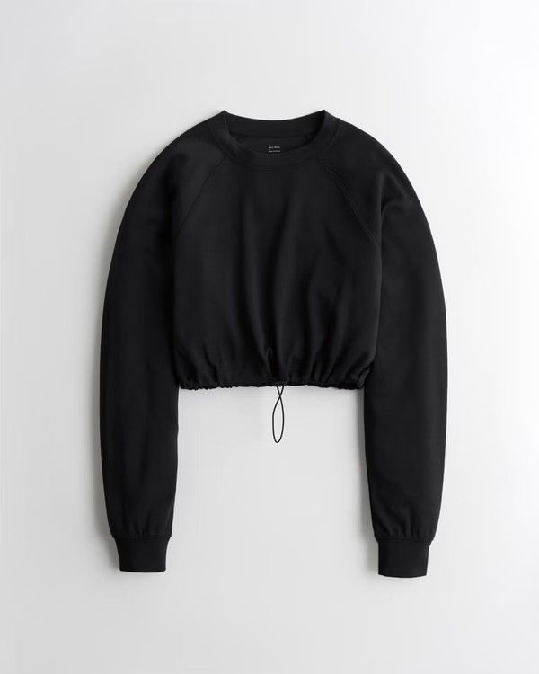 Girls Gilly Hicks Go Cooldown Cropped Cinch Pullover | Girls Tops | HollisterCo.com | Hollister (US)