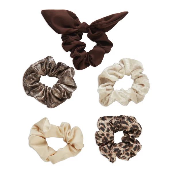 Wild Primrose by Scunci Original Scrunchies in Various Fabrics with Textured Detail for Wrist and... | Walmart (US)