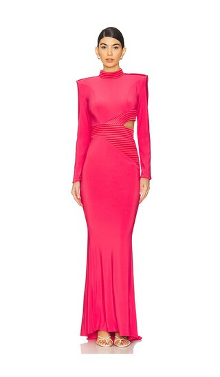 Message To Love Gown in Papaya | Revolve Clothing (Global)
