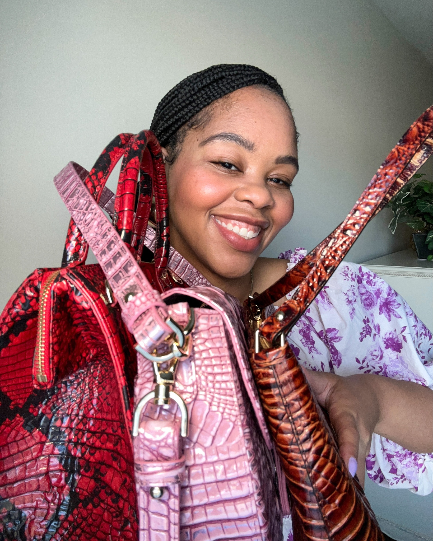 Here’s my Brahmin collection! Quality, craftsmanship, and personality 🎀🙂‍↕️🙌🏽

#LTKootd #LTKdayinmylife #LTKgrwm