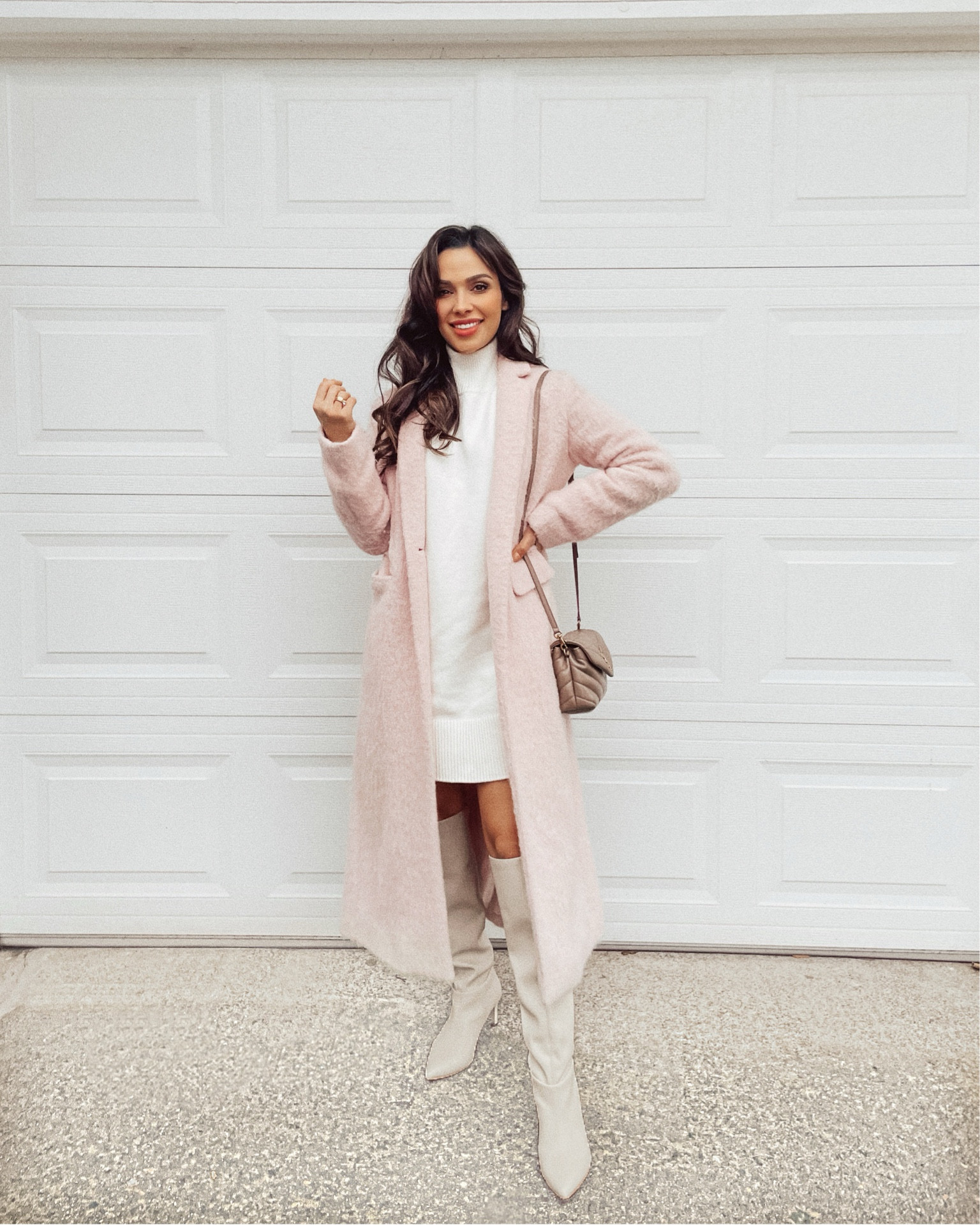 Pregnancy Style Inspo: Not ready to show off your bump just yet? Loose layers can help the transition from that awkward first to second trimester belly pop. Monochrome pastels lengthen my body by drawing the eye from neck to toes!

BONUS TIP: SIZE UP when it works. I’m 17 weeks pictured here and am wearing a Zara knit sized up to a Medium. This will give me more wear over the next few months as my bump grows, but since it’s a straight cut, still looks good oversized right now too. 



#LTKbump #LTKstyletip #LTKshoecrush