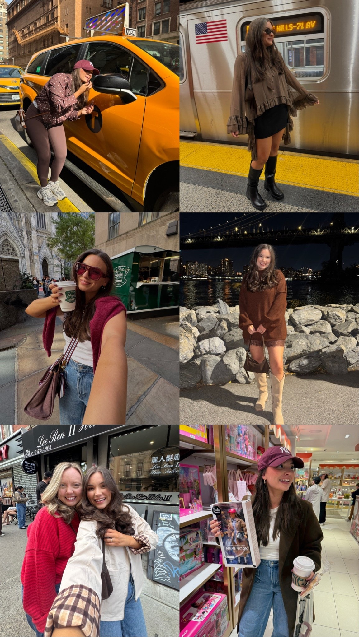 What I packed for my trip to New York City ✨🤎🚕