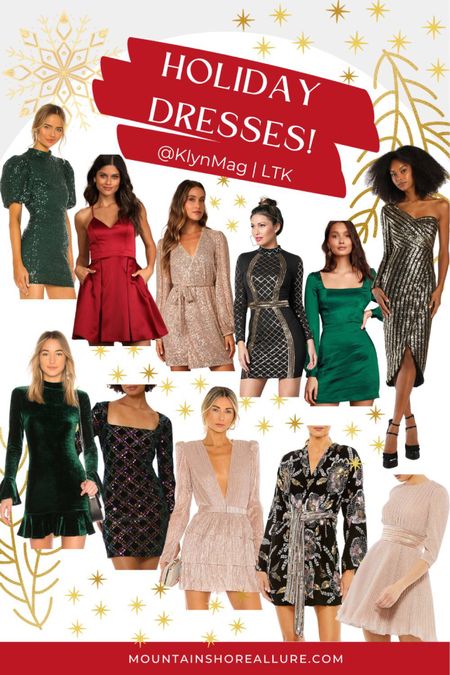 So many great holiday dress options right now! 🎄 ❄️ 💃 


Holiday outfits, holiday dresses, special occasions dress, sequins dress, Christmas outfits, New Years Eve outfit, holiday looks, classy winter outfits 

#LTKCyberWeek #LTKSeasonal #LTKHoliday