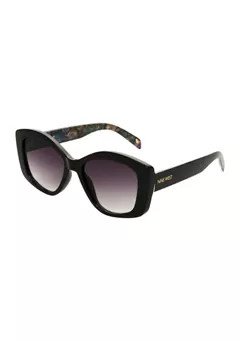 Nine West Bold Oval Frame Cat Eye Sunglasses | Belk