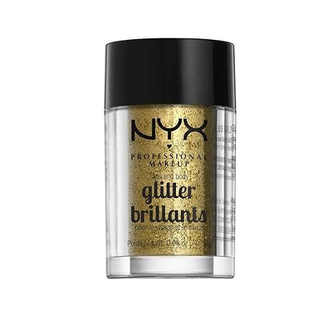 NYX PROFESSIONAL MAKEUP Face & Body Glitter, Gold | Amazon (US)