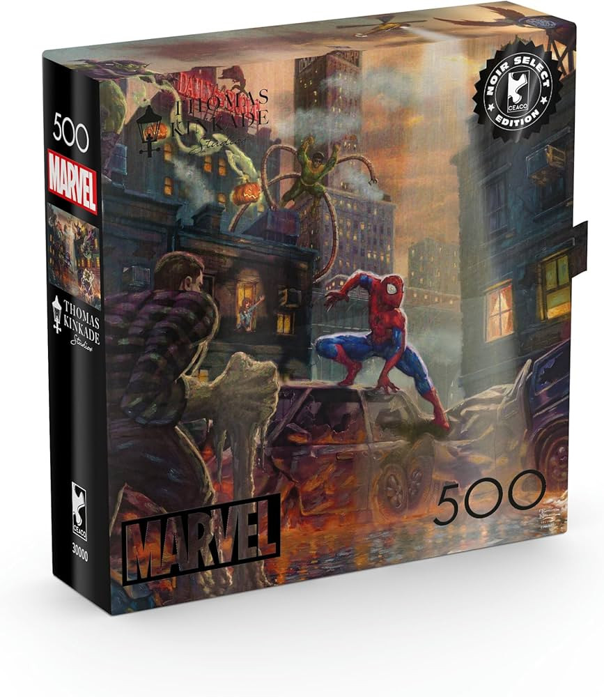 CEACO - Marvel - Kinkade - Spider-Man vs. The Sinister Six - 500 Piece Jigsaw Puzzle for Adults C... | Amazon (US)