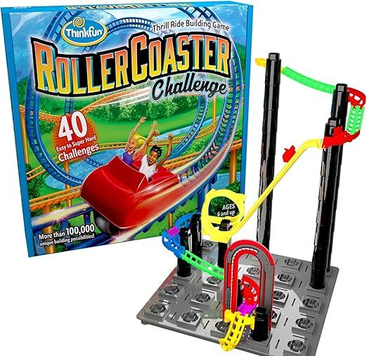 ThinkFun Roller Coaster Challenge STEM Toy and Building Game for Boys and Girls Age 6 and Up – ... | Amazon (US)