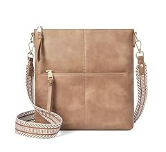 WESTBRONCO Crossbody Purses for Women, Medium Shoulder Handbags Vegan Leather Casual Satchel with... | Amazon (US)