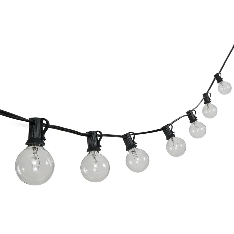 Outdoor 25 - Bulb 25'' Plug-in Globe String Light | Wayfair North America