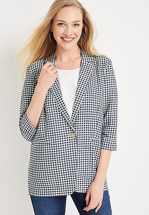 Linen Like Blazer | Maurices