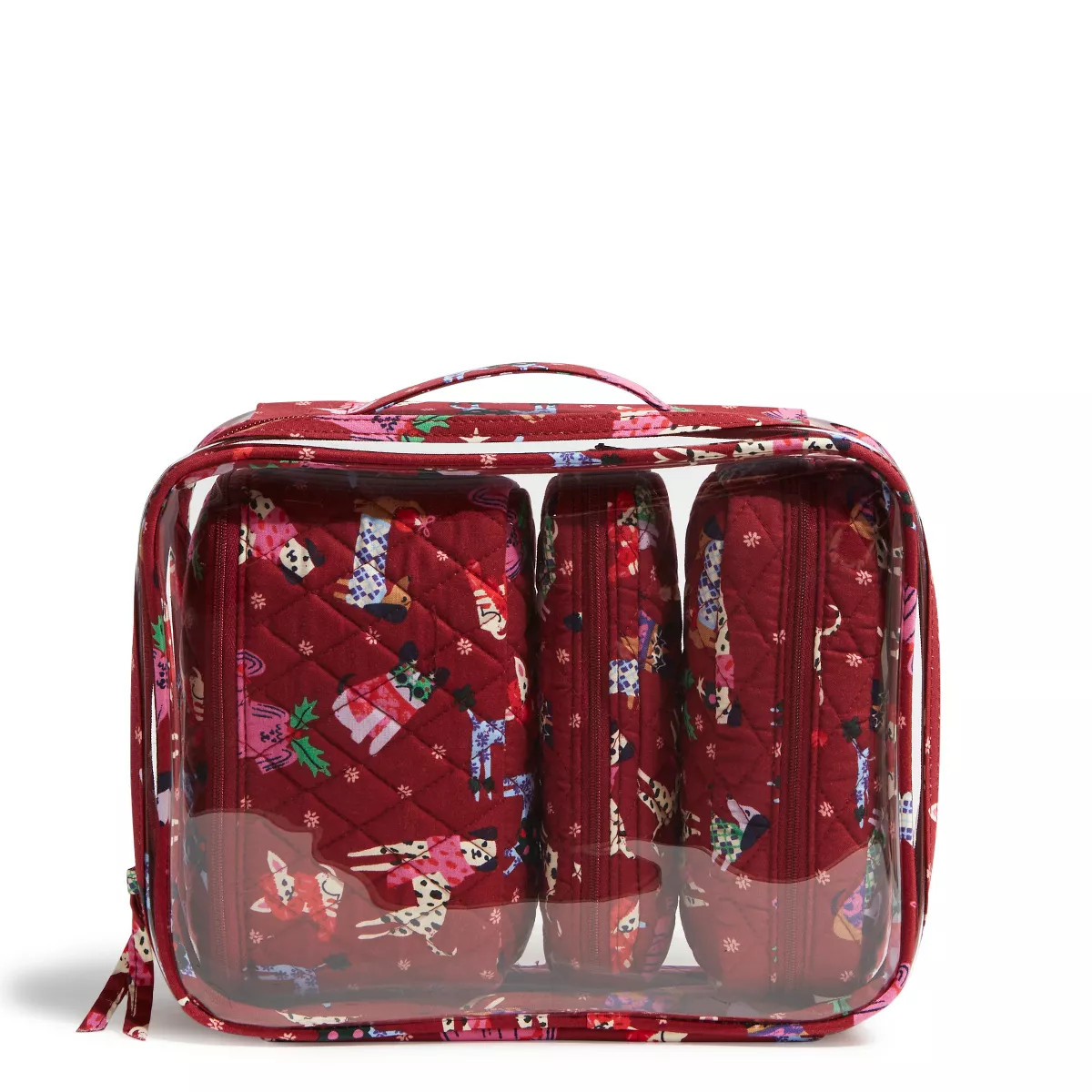 Vera Bradley Women's Outlet Clear 4 Piece Cosmetic Set | Target