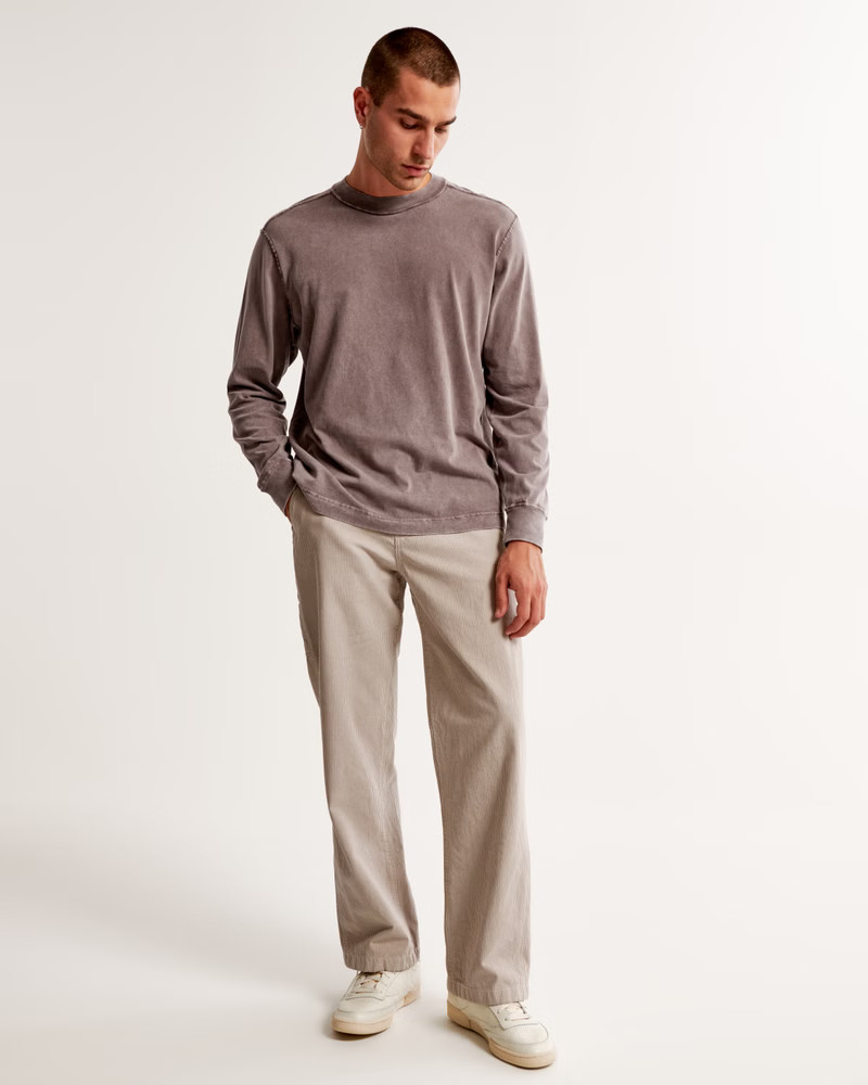 Long-Sleeve Vintage-Inspired Tee | Abercrombie & Fitch (US)