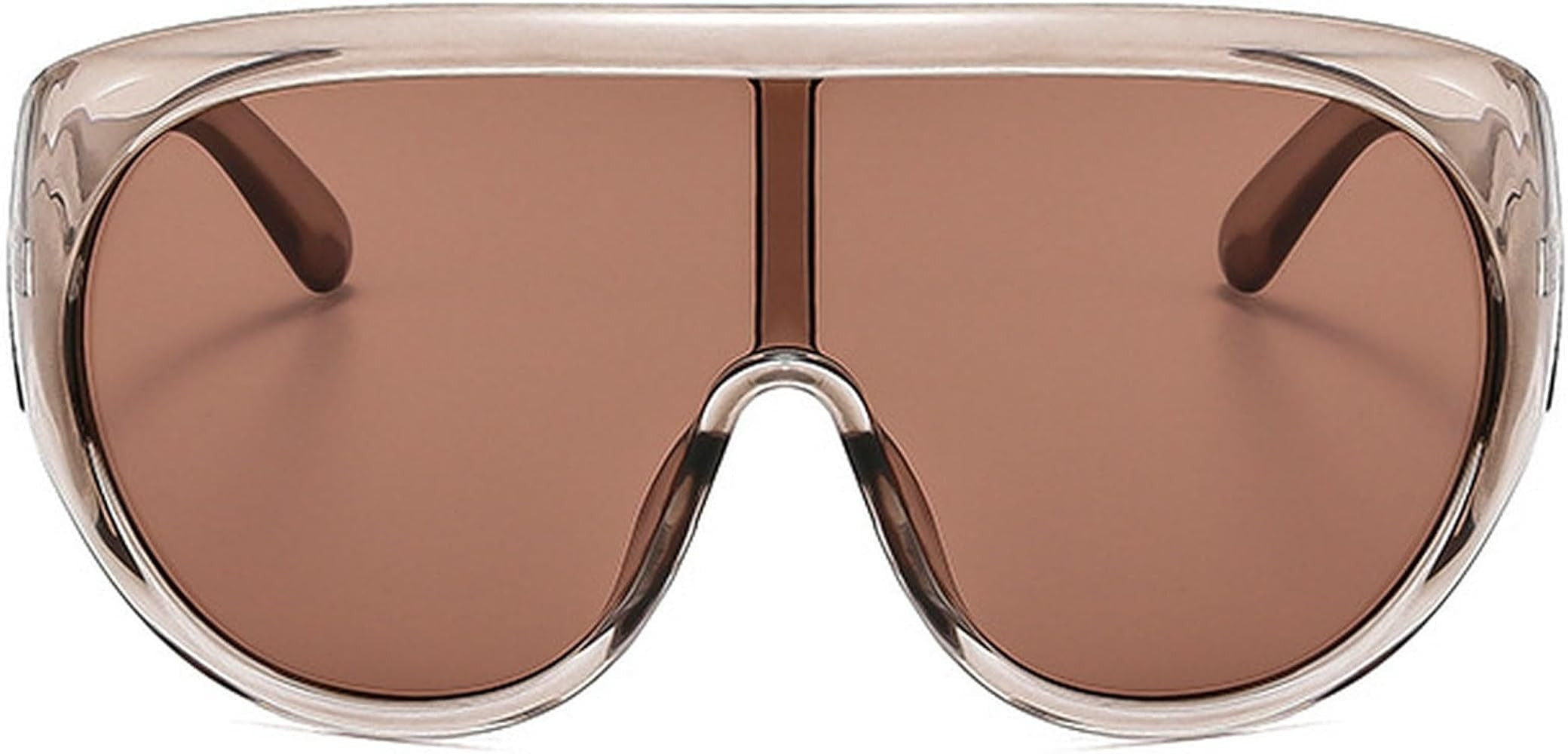 Oversized Pilot Sunglasses Women Big Frame Luxury Round Sun Glasses For Ladies Outdoor Eyewear Sh... | Amazon (US)