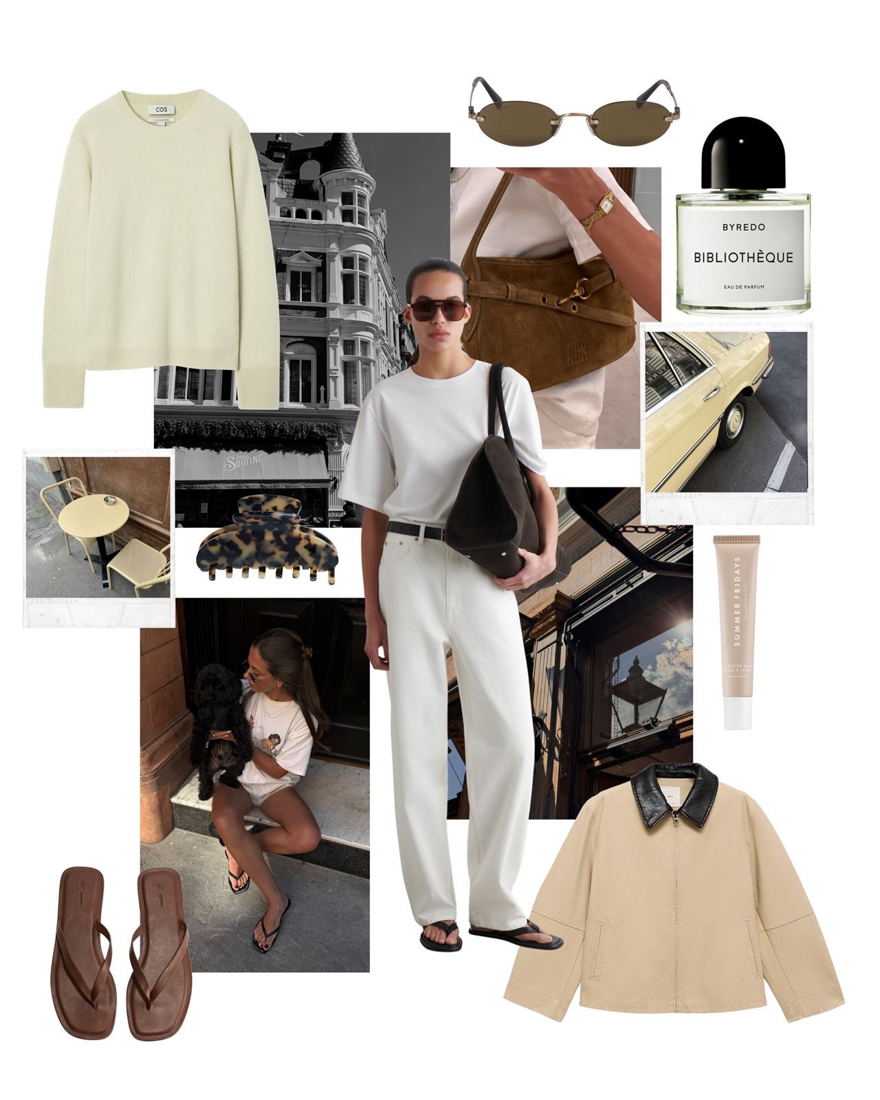 A Weekend in London 🤍

City break, barrel leg jeans, white denim, suede tote bag, flip flops, COS jumper, sage green, Miu Miu sunglasses, ByRedo, Duke and Dexter, graphic tee

#LTKspring #LTKuk #LTKsummer
