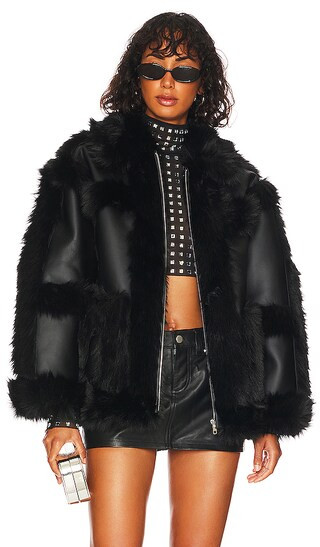 Beatrix Jacket in Black | Revolve Clothing (Global)