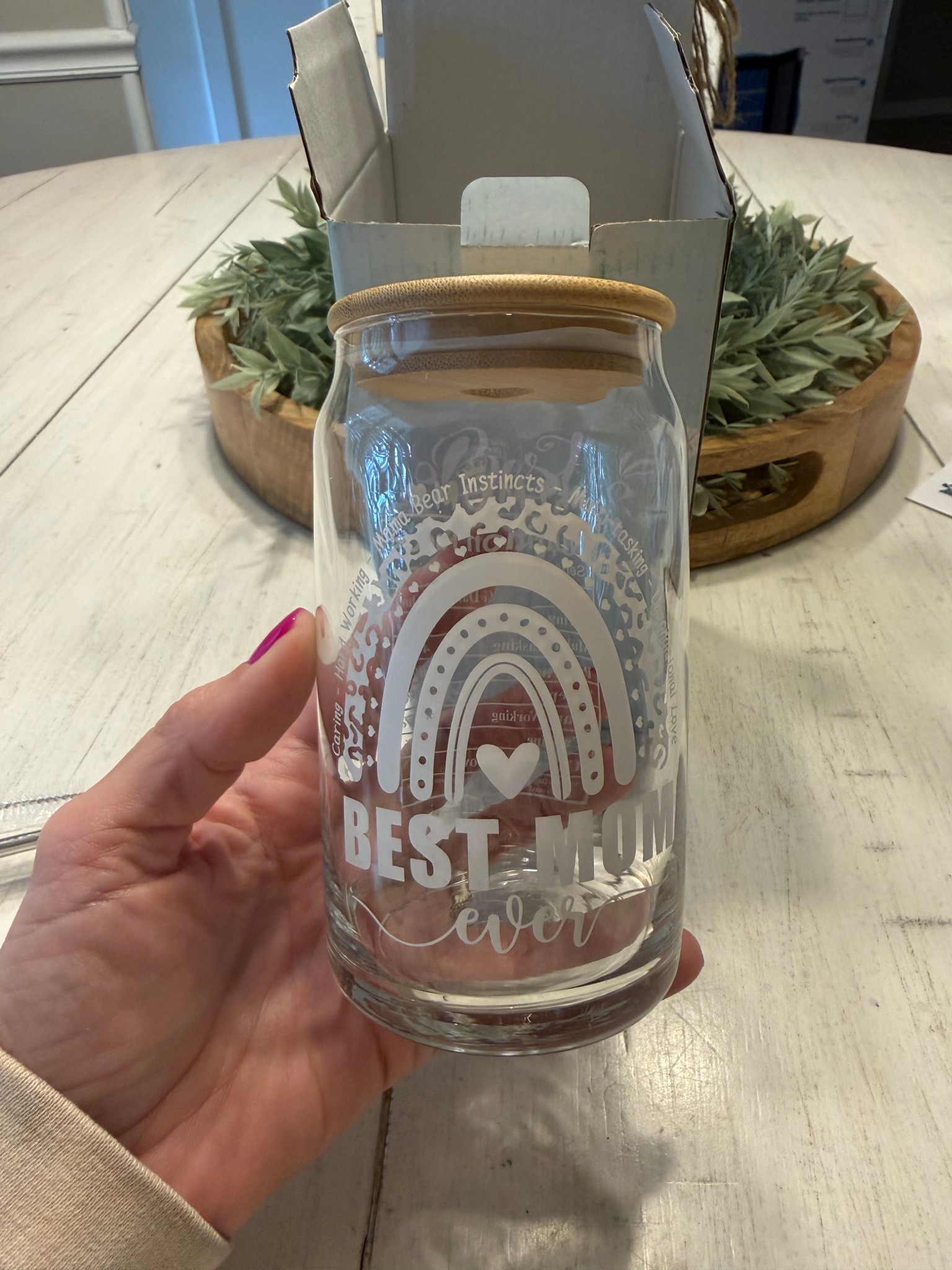 Best MOM Glass cup. Great for Mother’s Day!! 

#LTKdayinmylife #LTKMothersDay #LTKgrwm