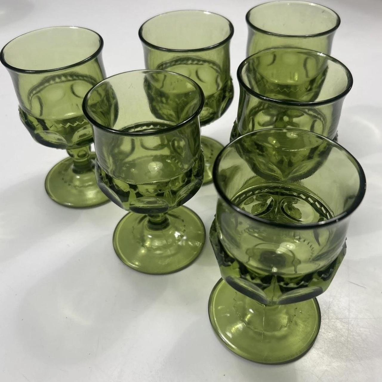 Set of 6 - Vintage Kings Crown Thumbprint Indiana... | Depop US