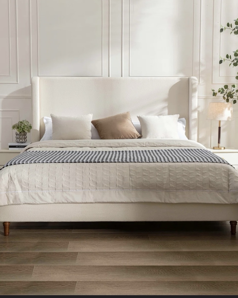 Lyerly Upholstered Wingback headboard

We love this high quality durable bed frame. 

See it styled in out client’s bedroom. 

#LTKStyleTip #LTKU #LTKHome