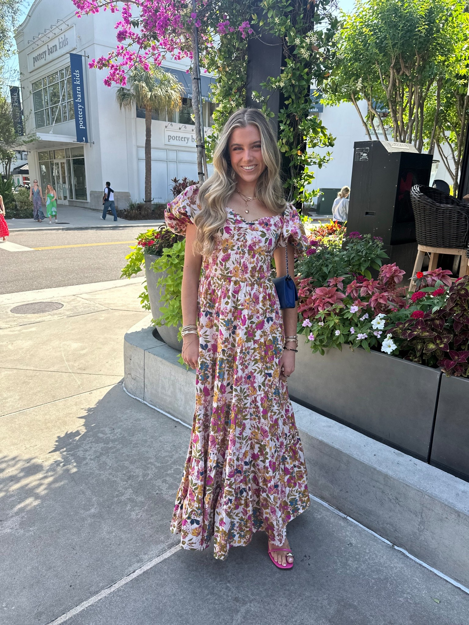 Happy Easter. My dress is from Bohme my code is 20SLOANE! ROBBIE FLORAL MIDI DRESS IN PINK in size XS. My shoes are a Walmart find  Scoop Women's Strappy Stiletto with Toe Loop  

#LTKSeasonal #LTKFindsUnder100 #LTKSaleAlert