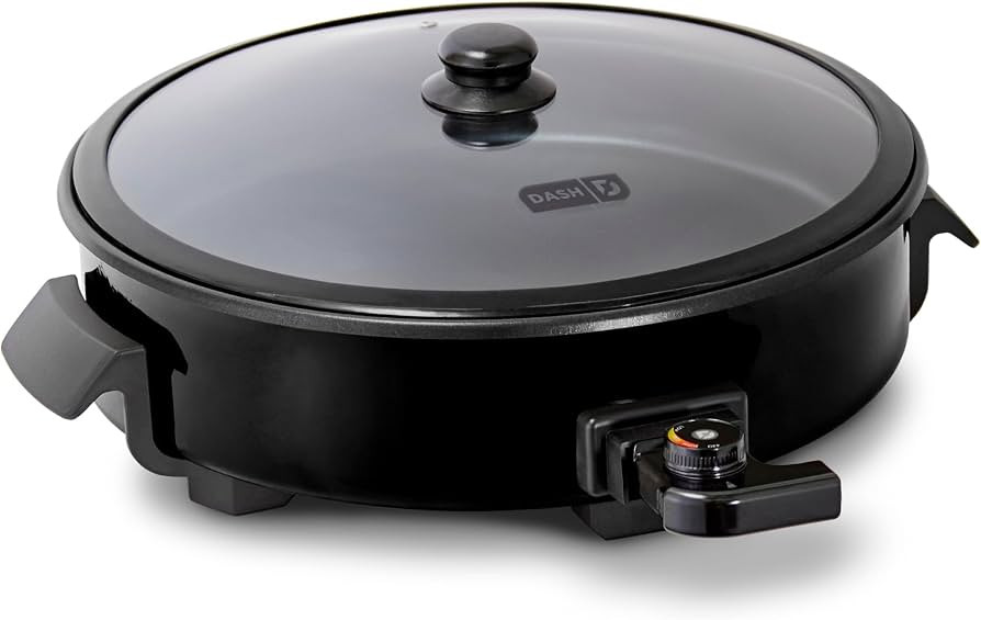 Dash Family Size Electric Skillet with 14 inch Nonstick Surface + Recipe Book for Pizza, Burgers,... | Amazon (US)