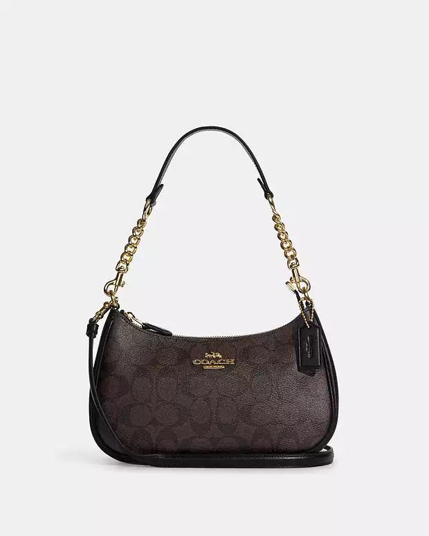 Teri Shoulder Bag In Signature Canvas | Coach Outlet US