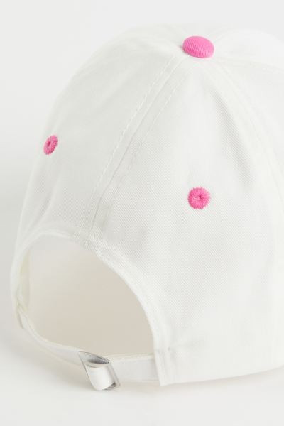 Cotton twill cap - Pink/The Wellness Reset - Ladies | H&M GB | H&M (UK, MY, IN, SG, PH, TW, HK)