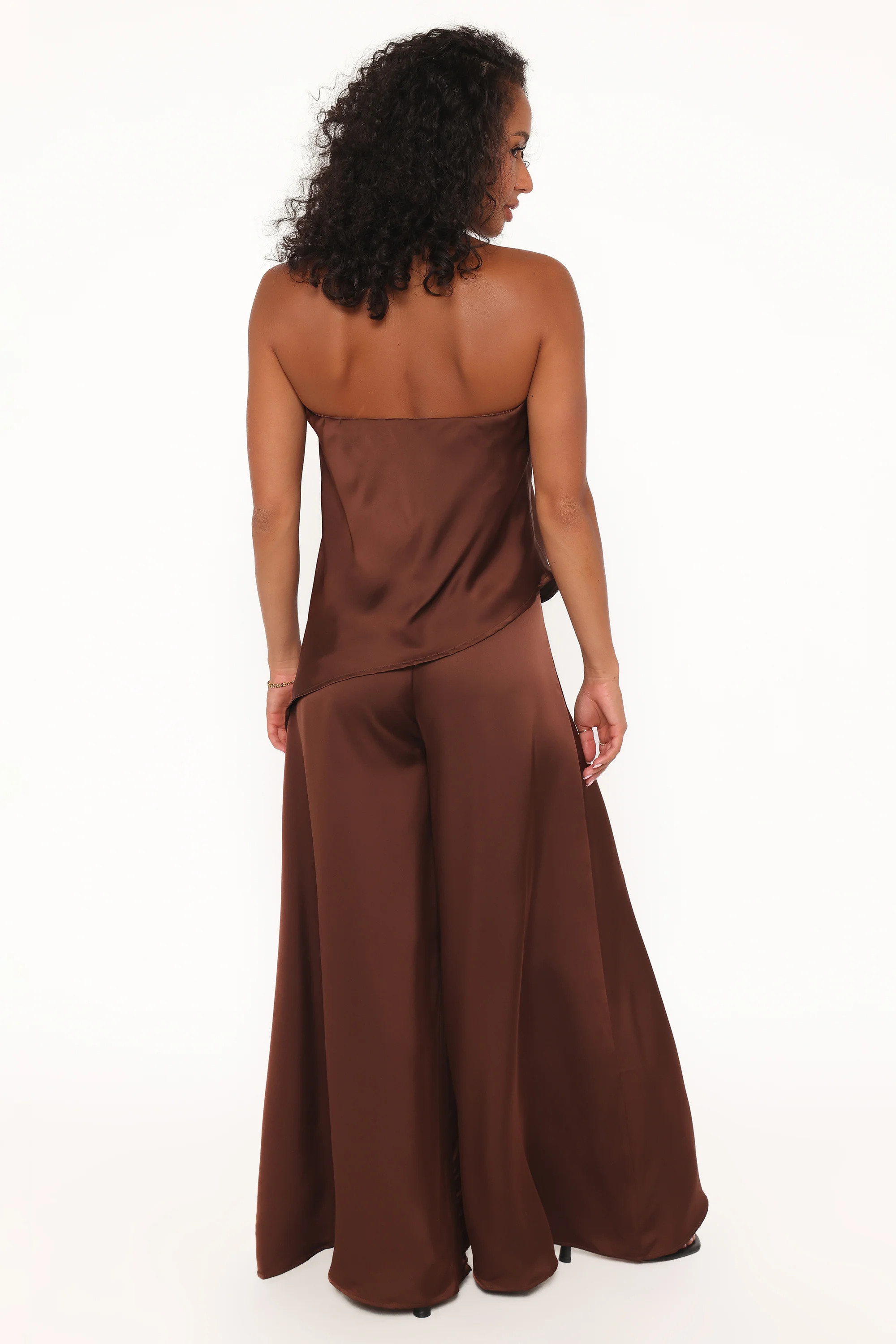 Charmer Wide Leg Pant - Dark Brown | Petal & Pup (US)