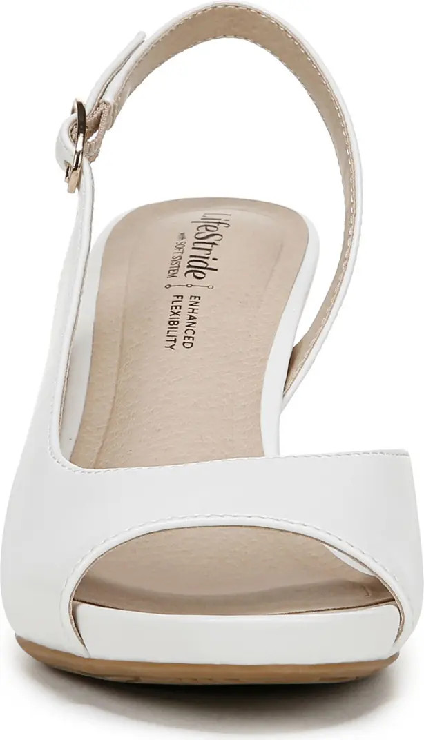 LifeStride Teller Slingback Peep Toe Pump - Wide Width Available | Nordstrom | Nordstrom