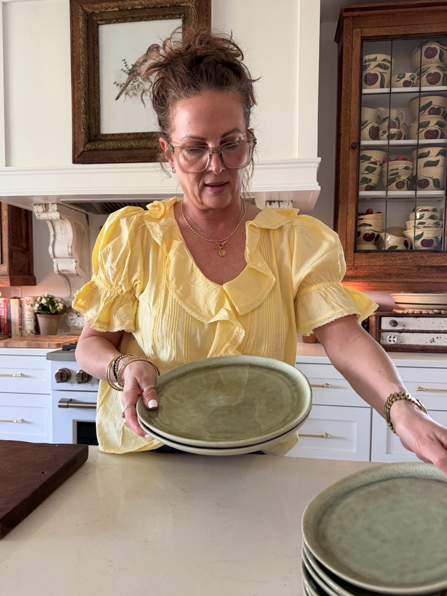 These plates from @Kohl’s are a soft green and fit perfectly into our neutral home decor. 

#LTKMidsize #LTKSeasonal #LTKHome