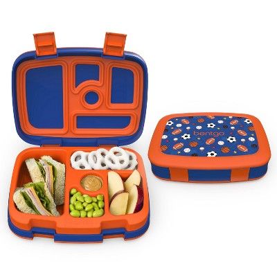 Bentgo Kids' Prints Leakproof, 5 Compartment Bento-Style Lunch Box - Sports | Target