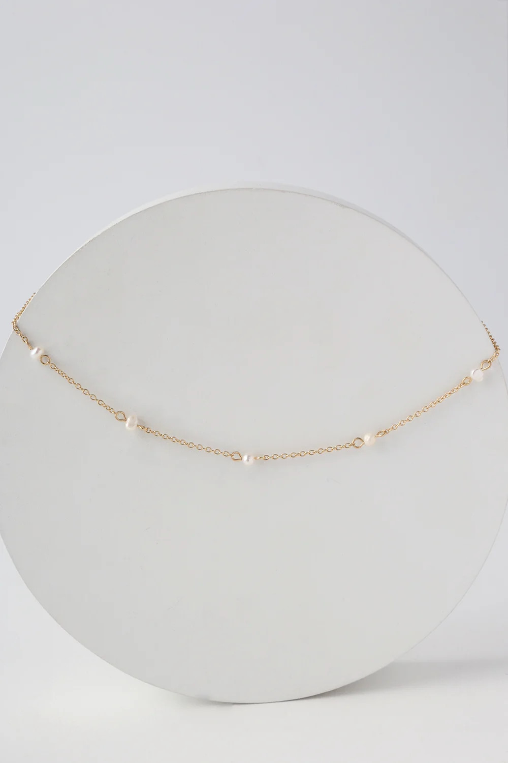 Perfectly Pretty Gold and Pearl Necklace | Lulus (US)