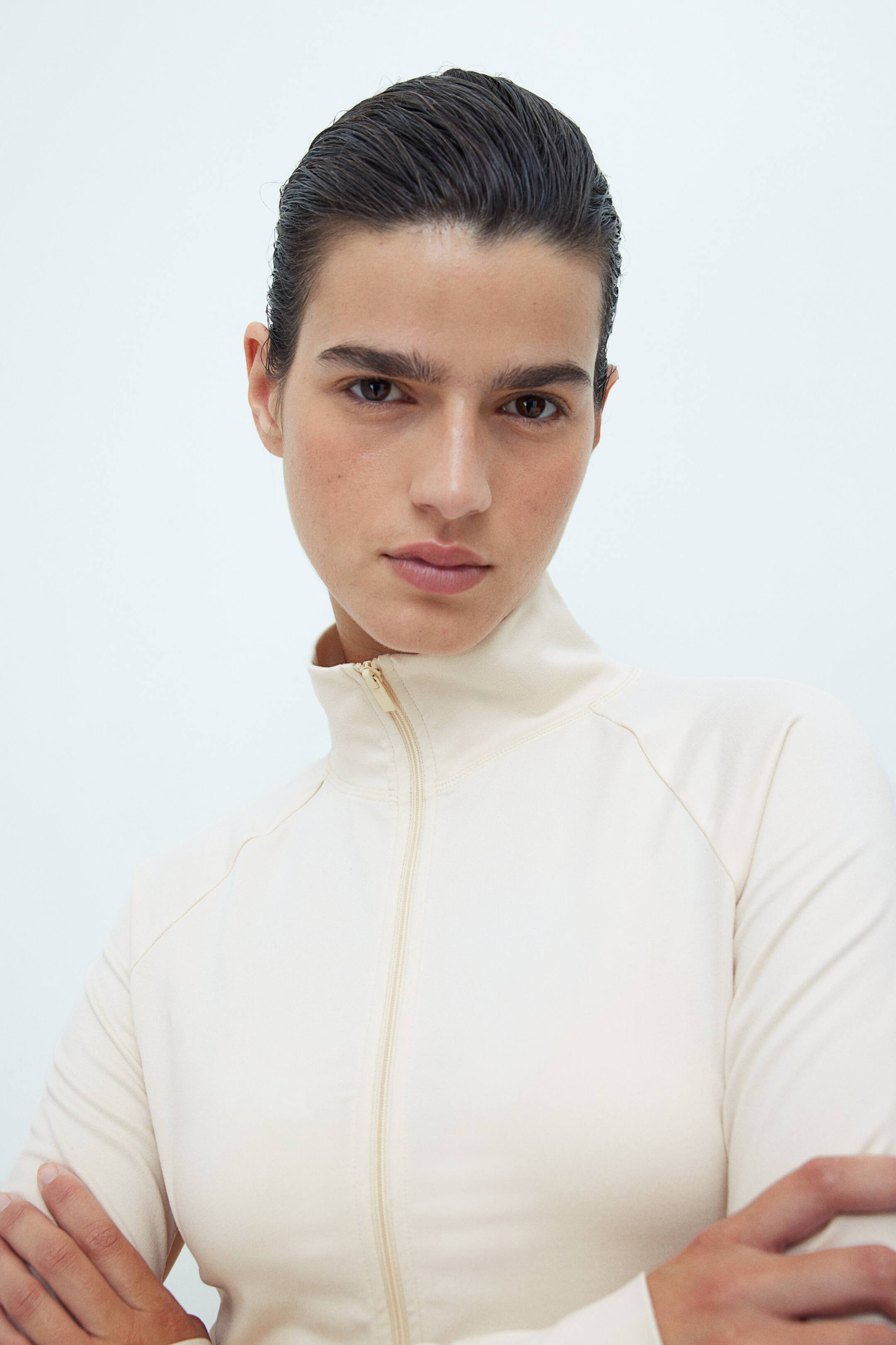 Jersey Cardigan with Zipper | H&M (US + CA)