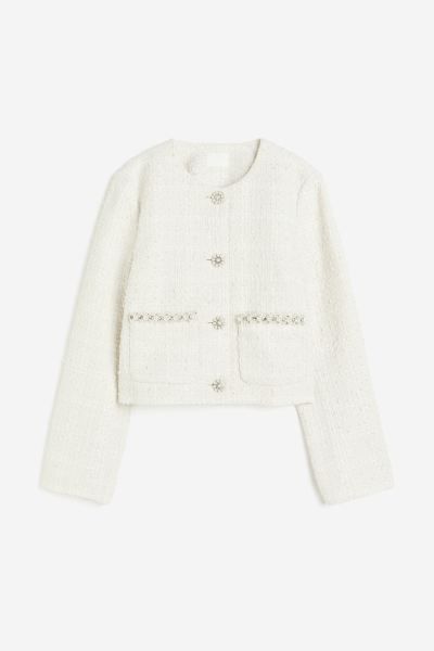 Bead-detail Jacket | H&M (US + CA)